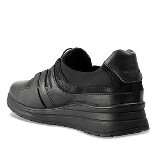 Forelli Pink 21301 Siyah  Hakiki Deri Kadın Ayakkabı