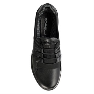 Forelli Pink 21301 Siyah  Hakiki Deri Kadın Ayakkabı