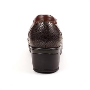 Forelli Rosa 57603 Taba Hakiki Deri Dolgu Kadın Ayakkabı