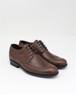 Forex 1011 Kahve Hakiki Deri Anatomik Günlük Erkek Ayakkabı