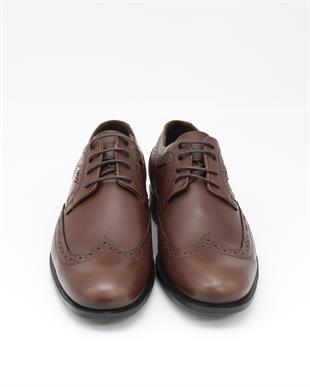 Forex 1011 Kahve Hakiki Deri Anatomik Günlük Erkek Ayakkabı