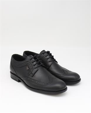 Forex 1011 Siyah Hakiki Deri Anatomik Günlük Erkek Ayakkabı