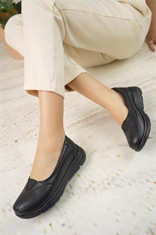 Forex 1046 Siyah 315 Gram Eva Taban Anatomik Kadın Ayakkabı