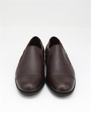 Forex 2330-1 Koyu Kahve Hakiki Deri Anatomik Günlük Erkek Ayakkabı