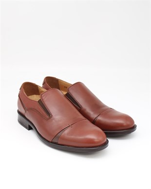 Forex 2555 Taba Hakiki Deri Anatomik Günlük Erkek Ayakkabı