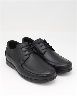 Forex 9134 Siyah Hakiki Deri Anatomik Günlük Erkek Ayakkabı