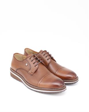 Fosco 1103 Taba Hakiki Deri Günlük Erkek Ayakkabı