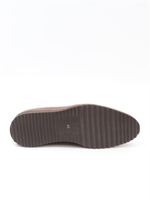 Fosco 1106 Taba Hakiki Deri Eva Taban Erkek Ayakkabı