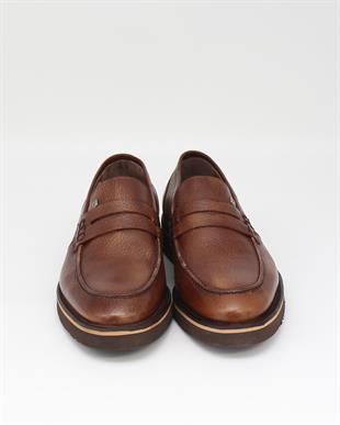 Fosco 1114 Taba Hakiki Deri Günlük Erkek Ayakkabı