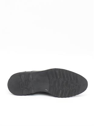 Fosco 2819 Siyah Rugan Hakiki Deri Eva Taban Erkek Ayakkabı