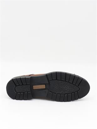 Fosco 2869 Taba Hakiki Deri Kauçuk Taban Erkek Ayakkabı