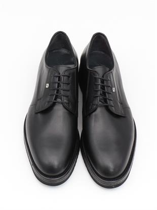 Fosco 2980 Siyah Hakiki Deri Eva Taban Erkek Ayakkabı