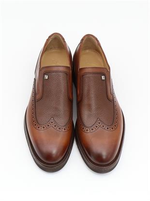 Fosco 2993 Taba Hakiki Deri Eva Taban Erkek Ayakkabı