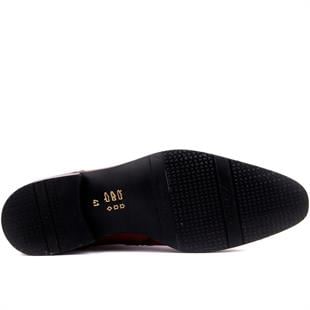 Fosco 3565 Fermuarlı Hakiki Deri Taba Kauçuk Taban Erkek Bot