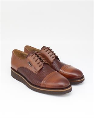 Fosco 7042 Taba Hakiki Deri Günlük Erkek Ayakkabı