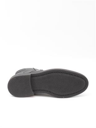 Freefoot 23213 Siyah Fermuarlı Kauçuk Taban erkek Bot