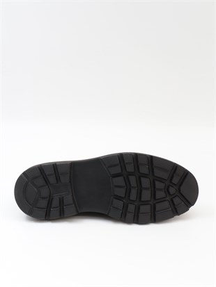 Freefoot 54082 Siyah Eskitme Süet Makosen Günlük Erkek Ayakkabı