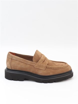 Freefoot 54082 Vizon Eskitme Süet Makosen Günlük Erkek Ayakkabı