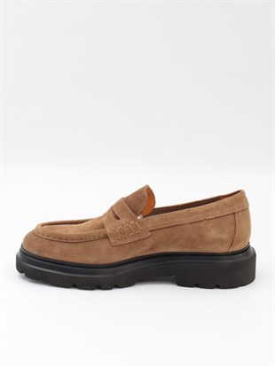 Freefoot 54082 Vizon Eskitme Süet Makosen Günlük Erkek Ayakkabı