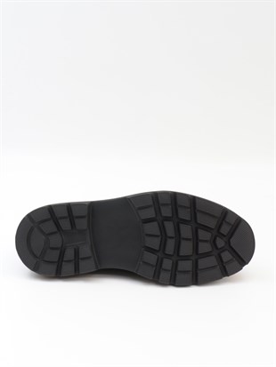 Freefoot 54083 Siyah Eskitme Süet Bağcıklı Günlük Erkek Ayakkabı