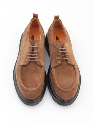 Freefoot 54083 Vizon Eskitme Süet Bağcıklı Günlük Erkek Ayakkabı