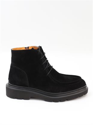 Freefoot 54086 Siyah Eskitme Süet Bağcıklı Erkek Bot