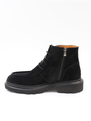 Freefoot 54086 Siyah Eskitme Süet Bağcıklı Erkek Bot