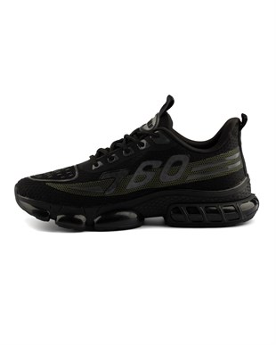 Gamelu Reverse Siyah Sarı Fashion Taban Erkek Sneakers