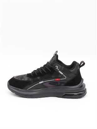 Gamelu Went Siyah Fashion Air Taban Erkek Sneakers