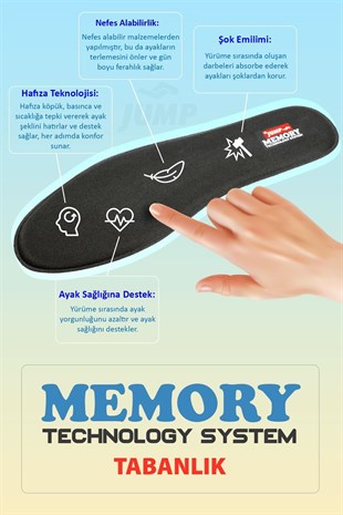 Jump 29537 Gri Memory Foam Erkek Spor