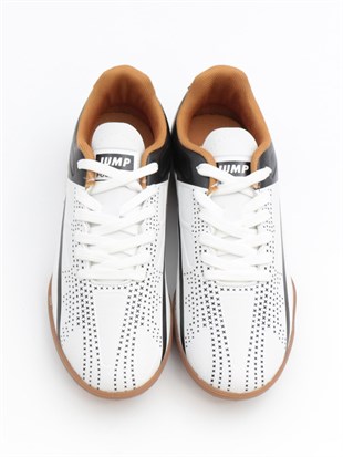 Jump 30548 Beyaz Siyah 40-45 Erkek Kauçuk Taban Halı Saha