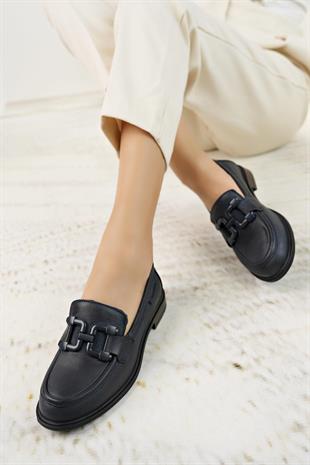 Mammamia D24KA 3420 Laci Nubuk Hakiki Deri Maskulen Kadın Ayakkabı