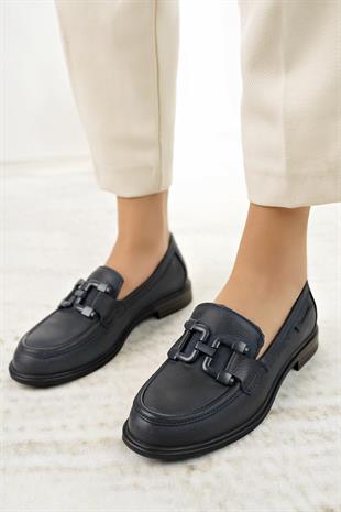 Mammamia D24KA 3420 Laci Nubuk Hakiki Deri Maskulen Kadın Ayakkabı