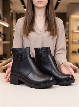 Nesil Shoes Marr 822 Hakiki Deri içi Kürklü Kadın Bot