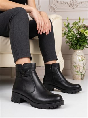 Nesil Shoes Marr 822 Hakiki Deri içi Kürklü Kadın Bot
