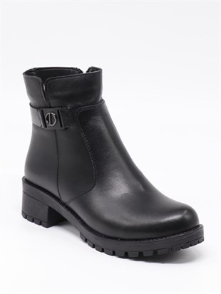 Nesil Shoes Marr 822 Hakiki Deri içi Kürklü Kadın Bot