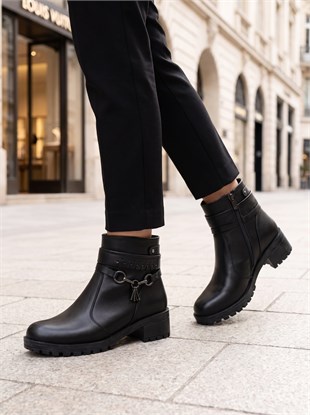 Nesil Shoes Marr 829 Hakiki Deri içi Kürklü Kadın Bot