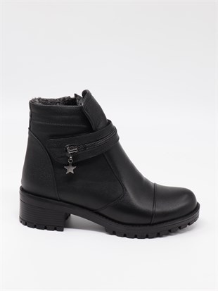 Nesil Shoes Marr 836 Hakiki Deri içi Kürklü Kadın Bot