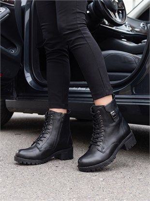 Nesil Shoes Marr 851 Hakiki Deri içi Kürklü Kadın Bot