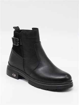 Nesil Shoes Marr 860 Hakiki Deri içi Kürklü Kadın Bot