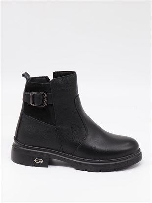 Nesil Shoes Marr 860 Hakiki Deri içi Kürklü Kadın Bot