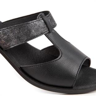 Muya Ceria 31010 Siyah Topuklu Anatomik Kadın Terlik