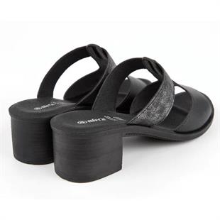 Muya Ceria 31010 Siyah Topuklu Anatomik Kadın Terlik