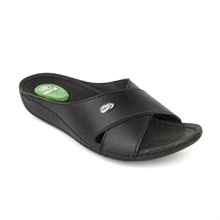 Muya Cyrus 31124 Siyah Topuk Dikeni Destekli Kadın Terlik