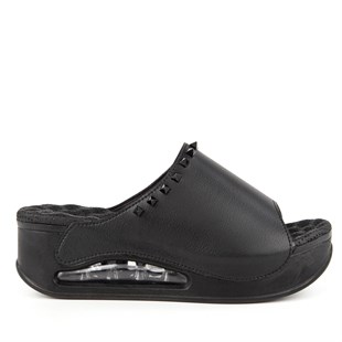 Muya Gema 31211 Siyah Airmax Dolgu Anatomik Kadın Terlik