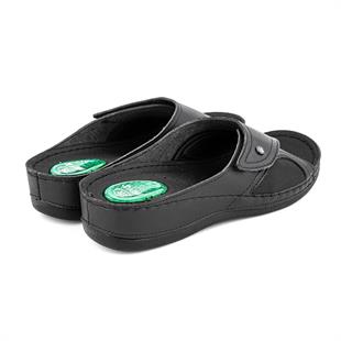 Muya Hazar 32204 Siyah Topuk Dikeni Kemik Çıkıntısı Destekli Kadın Terlik