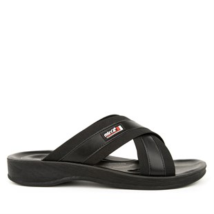 Muya İkon 31304 Siyah Tam Anatomik 6 Nokta Erkek Terlik