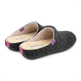 Muya İontas 36900 Füme Keçe Önü Kapalı Anatomik Kadın Terlik