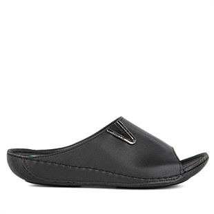 Muya Mena 32219 Siyah Topuk Dikeni Destekli Kadın Terlik