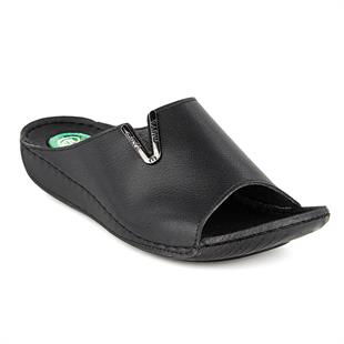 Muya Mena 32219 Siyah Topuk Dikeni Destekli Kadın Terlik